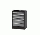 Armario Base De 7 Cajones Con Cerradura ALYCO