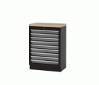 Armario Base De 9 Cajones Con Base De Madera Y Cerradura ALYCO