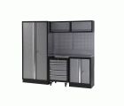 Conjunto De Taller De 3 Módulos Con Superficie De Trabajo De Acero Inoxidable ALYCO