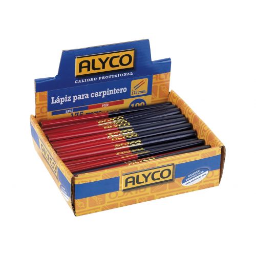 Carpenter Pencil 2 Colours Blue And Red ALYCO, Products