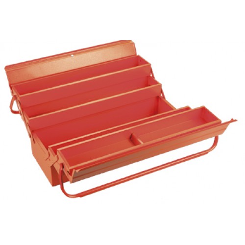 Caja Metálica Para Herramientas De 5 Bandejas ALYCO ORANGE