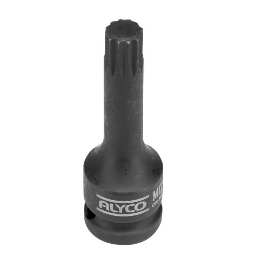 Llave de vaso de impacto con punta XZN (M6) y cuadradillo 1/2” Alyco