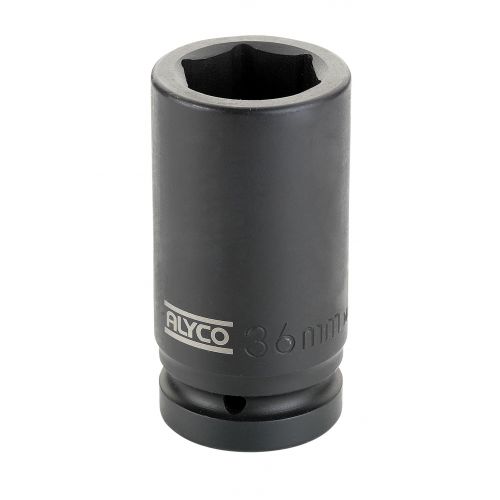 Llave de vaso de impacto con boca hexagonal y cuadradillo 1”, serie larga  Alyco, Productos