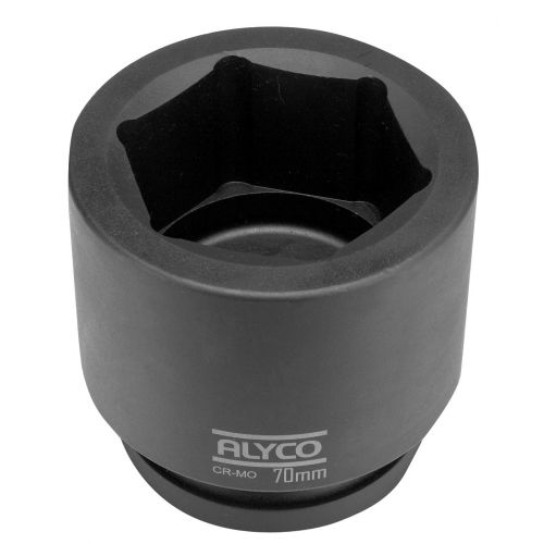 Llave de vaso de impacto con boca hexagonal y cuadradillo 1 - 1/2" Alyco