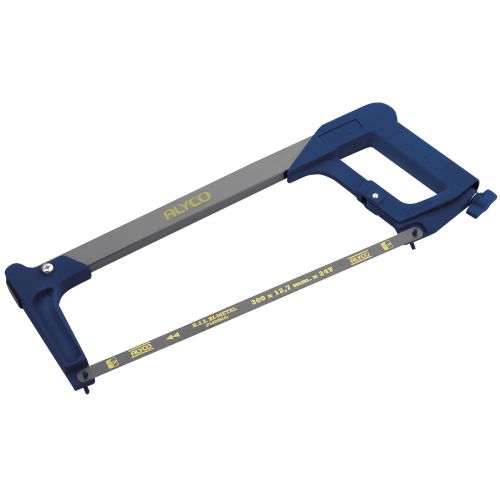 Miniatura Arco De Sierra Cuerpo De Aluminio Para Metal Hoja De 300 Mm. ALYCO