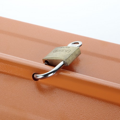 Caja Metálica Para Herramientas De 5 Bandejas ALYCO ORANGE