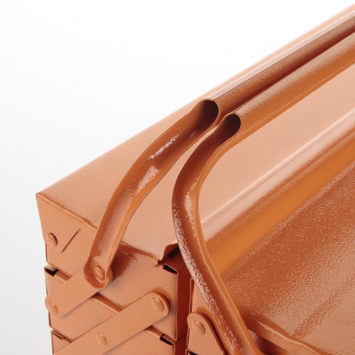 Caja Metálica Para Herramientas De 5 Bandejas ALYCO ORANGE