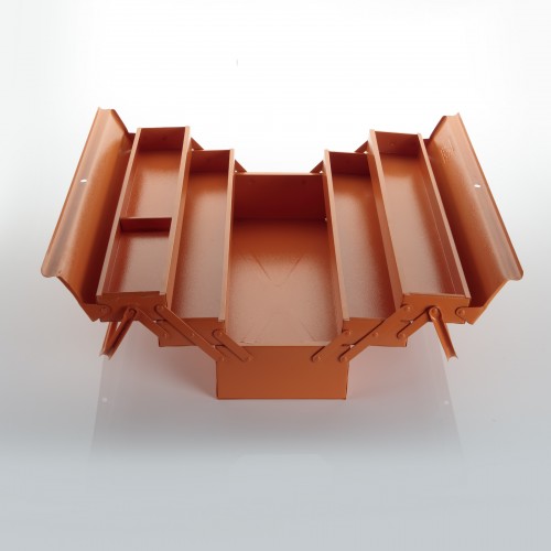 Caja Metálica Para Herramientas De 5 Bandejas ALYCO ORANGE