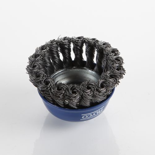 Cepillo De Taza Alambre TrEnzado Grís Para Amoladora ALYCO