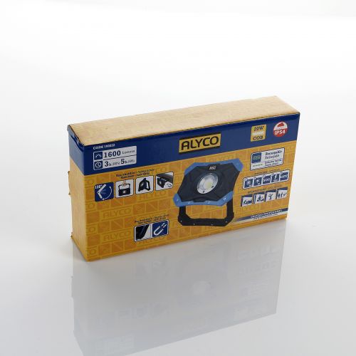 Foco Recargable Asa Magnética 20W Cob Ip54 ALYCO