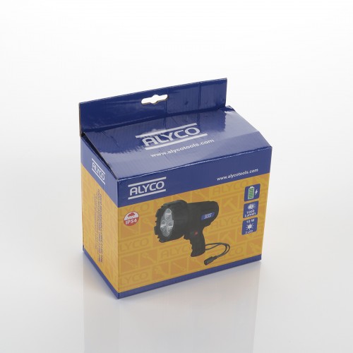 Foco 3 Led 10W Recargable Con Mango ALYCO