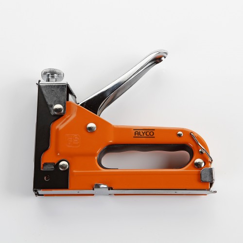 Grapadora Manual 3 En 1 Para Uso Con 3 Tipos De Grapas ALYCO ORANGE | Productos Alyco Tools