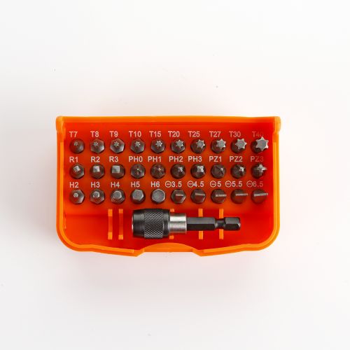 Juego De 30 Puntas De Atornillar De 1/4