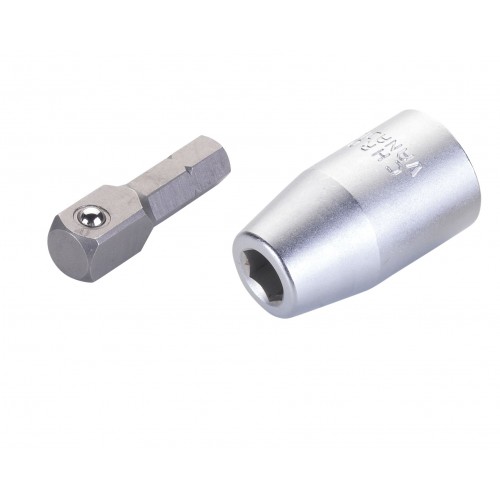 Juego De Destornillador De Impacto De 1/2”, Dos adaptadores Y 18 Puntas En Estuche De Plástico ALYCO 