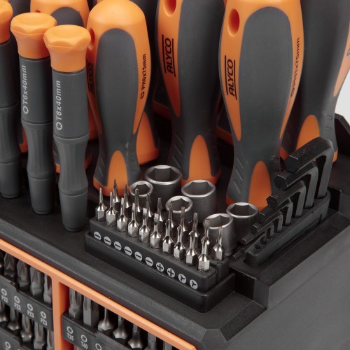 Juego Combinado De Destornilladores De 114 Piezas ALYCO ORANGE