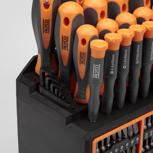 Juego Combinado De Destornilladores De 114 Piezas ALYCO ORANGE