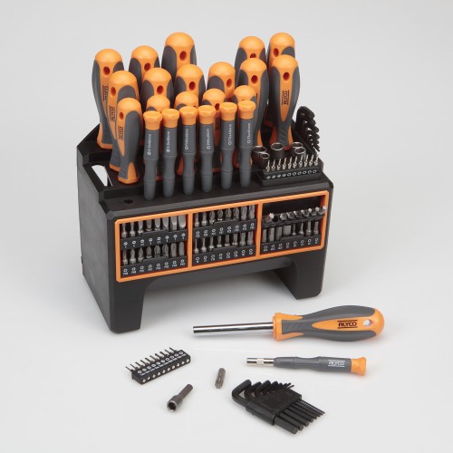 Juego Combinado De Destornilladores De 114 Piezas ALYCO ORANGE
