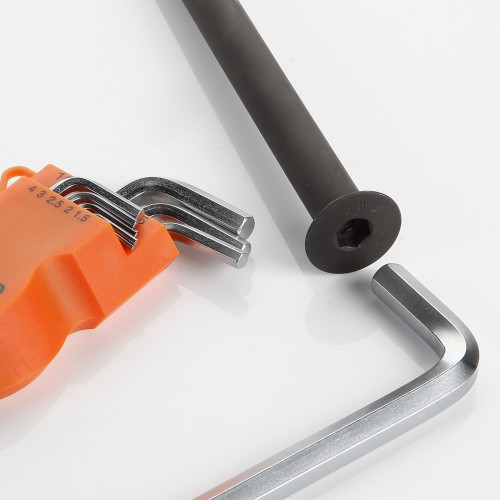 Miniatura Juego De Llaves Acodadas Hexagonales Allen, Soporte De Plástico ALYCO ORANGE