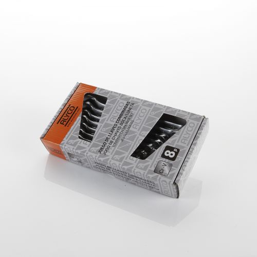 Juego De Llaves Combinadas 8 Piezas En Soporte Plástico ALYCO ORANGE
