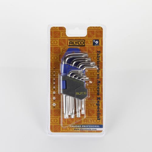 Juego De Llaves Torx Inviolable, Soporte De Plástico ALYCO