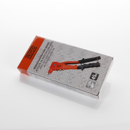 Juego De Remachadora 45 Piezas En Caja De Plástico ALYCO ORANGE