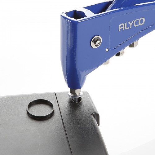 Juego De Remachadora Con Remaches Y Arandelas 101 Piezas En Estuche De Plástico ALYCO
