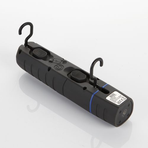 Linterna Recargable Reforzada Abatible Bifocal 10W Cob Ip65 ALYCO