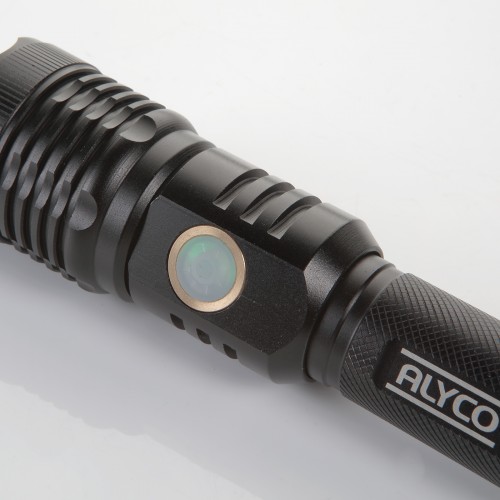 Linterna Tubular De Aluminio Recargable 158 Mm 10W Cree Led ALYCO