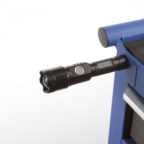 Linterna Tubular De Aluminio Recargable 158 Mm 10W Cree Led ALYCO