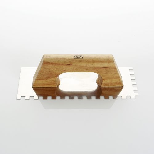 Llana Dentada De Acero Inoxidable Con Mango De Madera ALYCO 