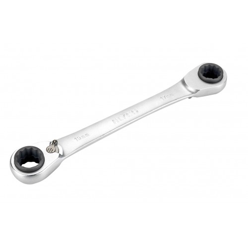 Llave De Doble Estrella Con Carraca Reversible 4 En 1 ALYCO