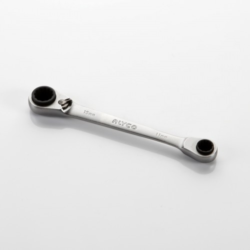 Llave De Doble Estrella Con Carraca Reversible 4 En 1 ALYCO