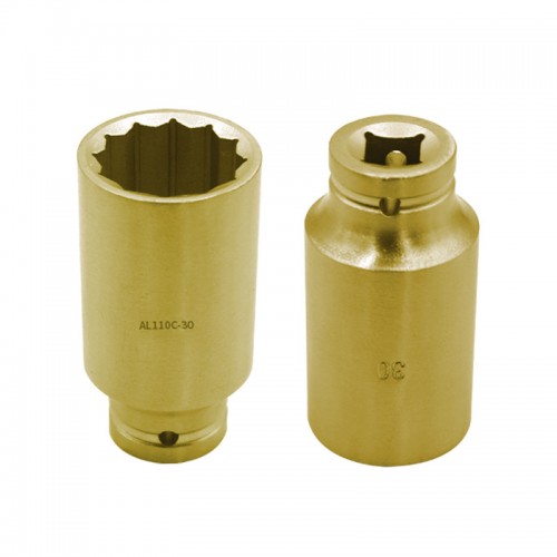 Llave De Vaso De Impacto De 1/2", Serie Larga Antichispa Al-Br ALYCO