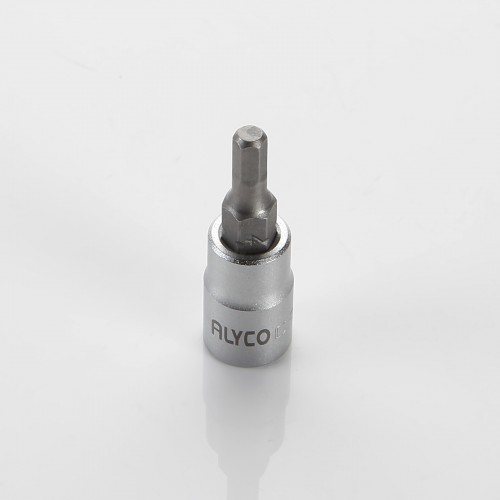 Llave vaso 1/4 punta hexagonal ALLEN 3 mm ALYCO - Ferretería Campollano