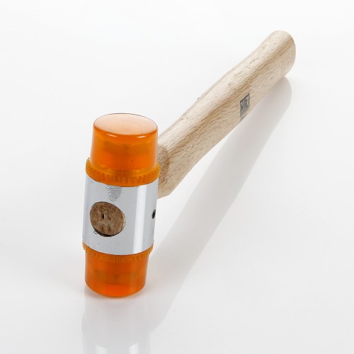 Martillo De Bocas De Pvc Con Mango Madera ALYCO ORANGE