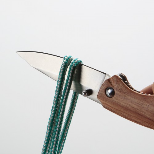 Navaja Con Filo De 82mm Y Mango De Madera ALYCO