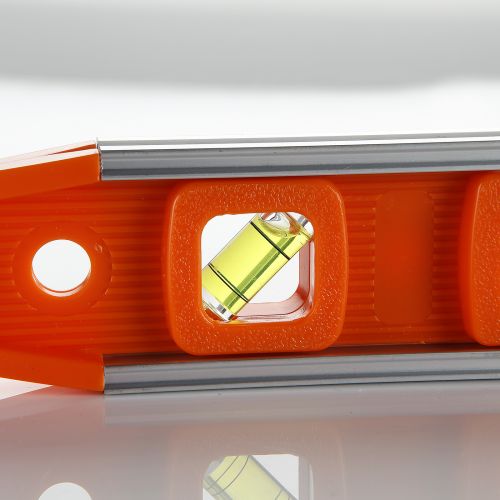 Nivel Torpedo Tubular Magnético 3 Fiolas Cuerpo Plástico ALYCO ORANGE