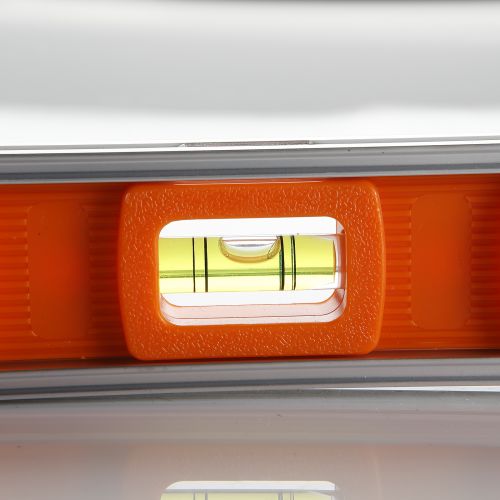 Nivel Torpedo Tubular Magnético 3 Fiolas Cuerpo Plástico ALYCO ORANGE