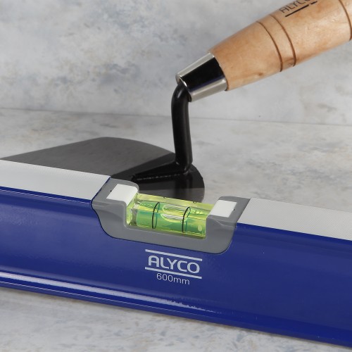 Nivel Tubular 3 Fiolas De Perfil Rectangular De Aluminio ALYCO