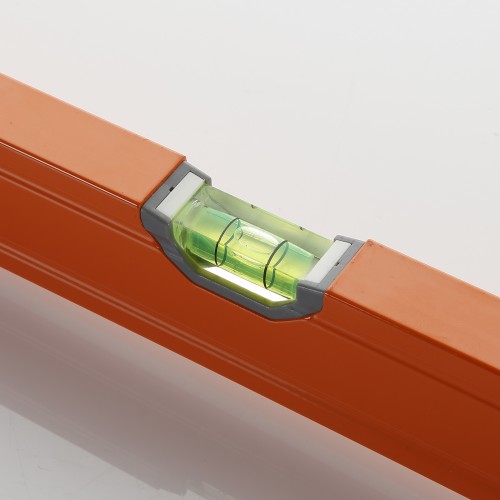 Nivel Tubular Magnético 3 Fiolas De Perfil Rectangular De Aluminio ALYCO ORANGE