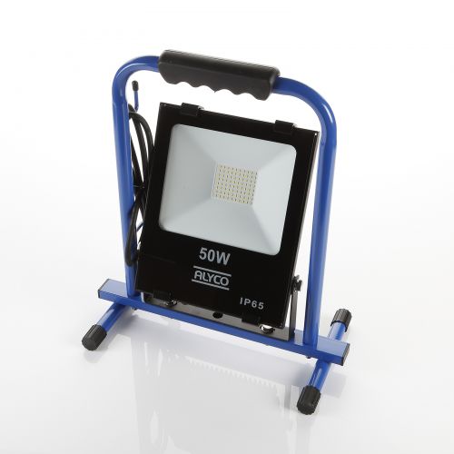 Proyector Inclinable Extrafino Soporte Metálico 50W Smd Ip65 ALYCO