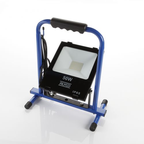Proyector Inclinable Extrafino Soporte Metálico 50W Smd Ip65 ALYCO