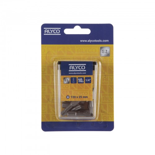 Puntas Torx Inviolables De tipo Torsión De 25 mm Con Hexágono De 1/4