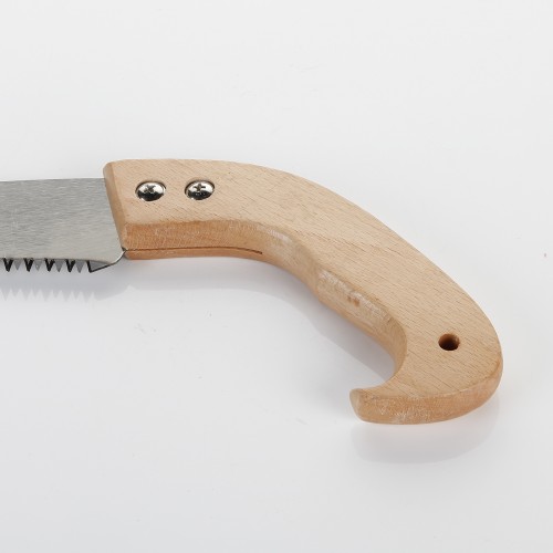 Serrucho De Poda Curvo Con Mango De Madera De 480 mm ALYCO 