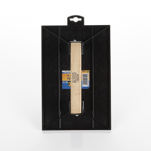 Talocha rectangular De Plástico Con Mango De Madera ALYCO