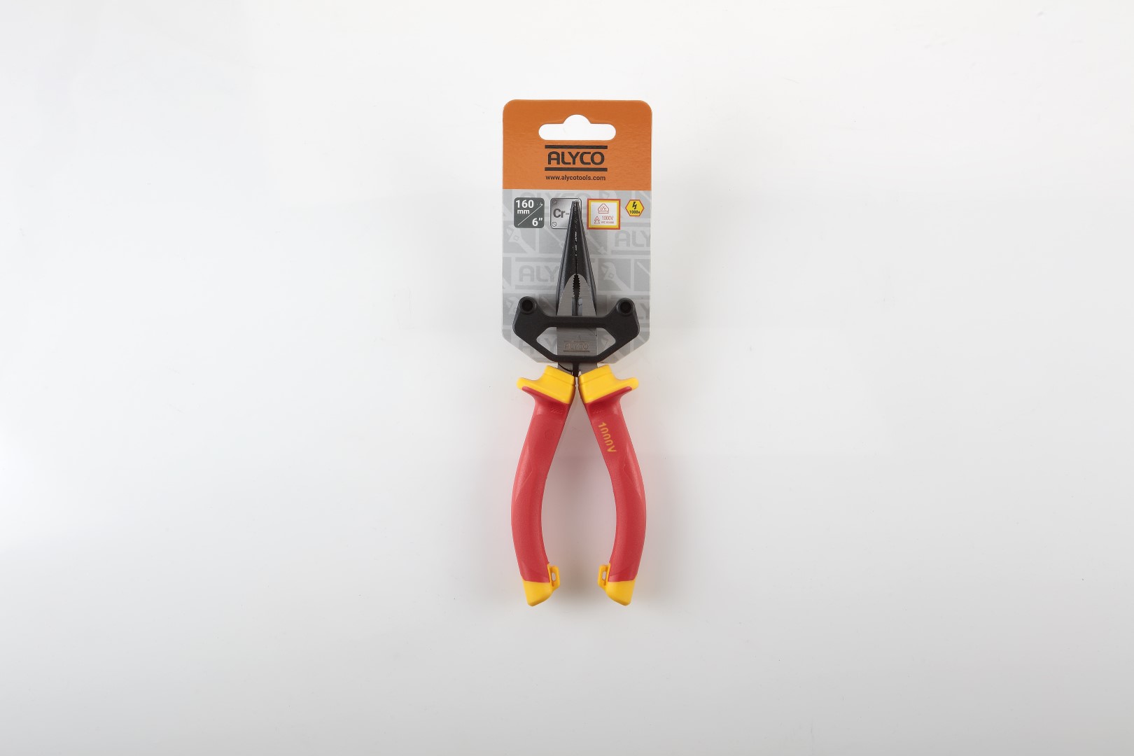 Alicate Puntas Semi-redondas Aislado ALYCO ORANGE