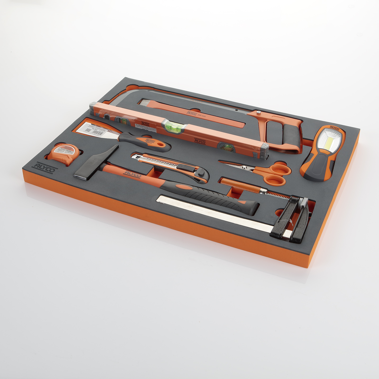 Bandeja De Espuma Con Juego De Herramientas Varias (1) ALYCO ORANGE