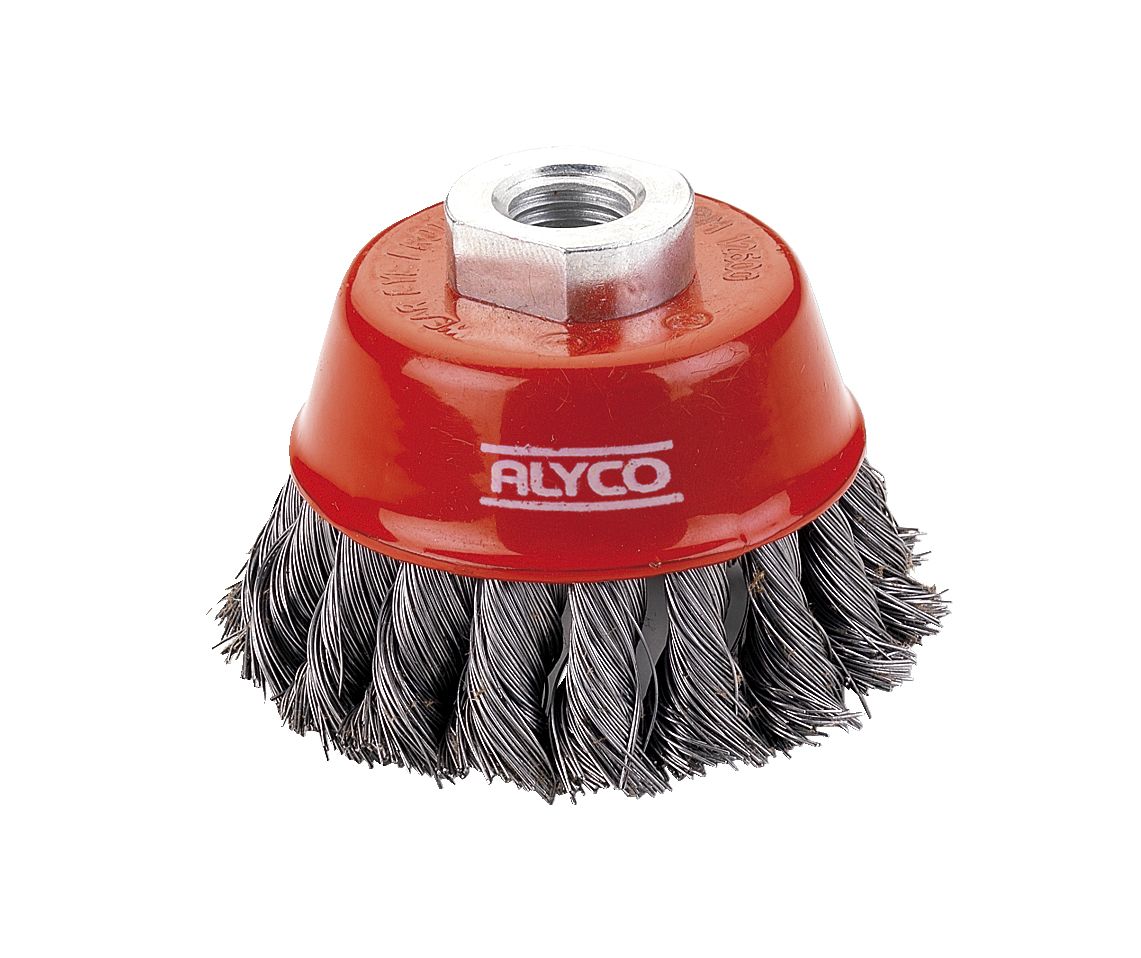 Braided Wire Cup Brush For Hand Grinding Machine ALYCO, Products