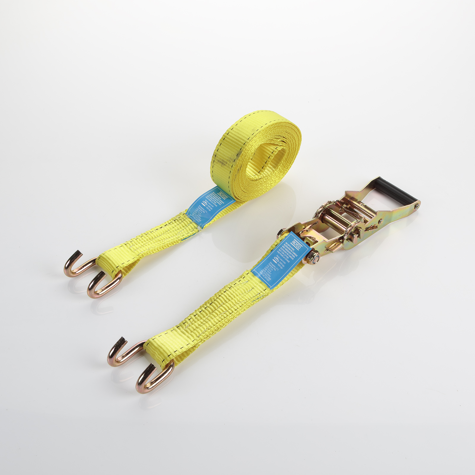 Cinta de amarre 35 mm x 6 M trinquete, abierto Alyco