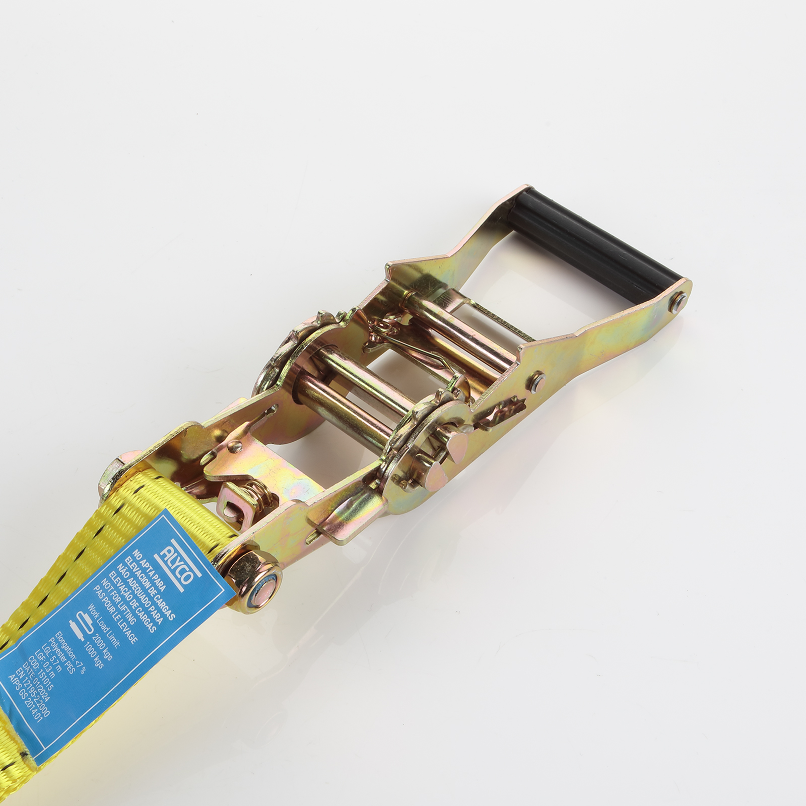 Cinta de amarre 35 mm x 6 M trinquete, cerrado Alyco